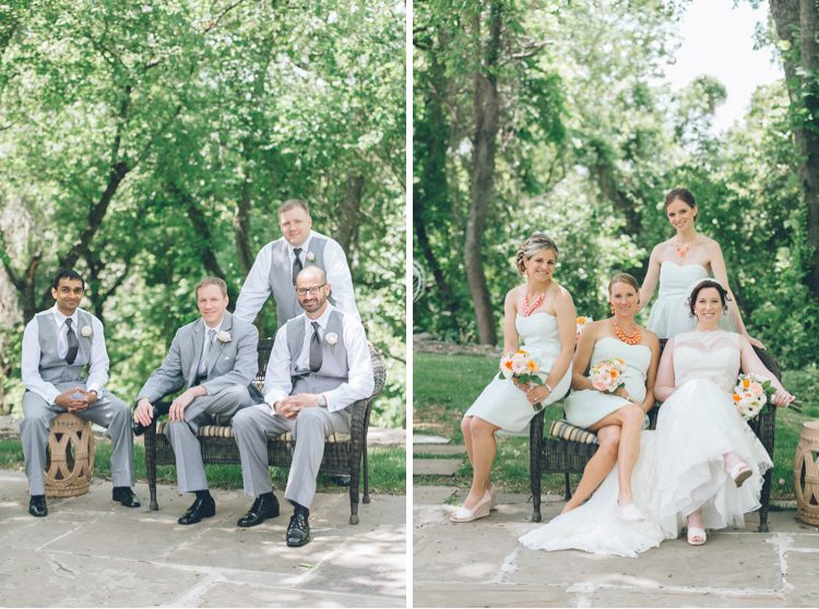 Bridal party photos for a wedding at Overhills Mansion in Baltimore, MD. Captured by Baltimore wedding photographer Ben Lau.