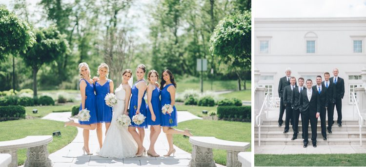 Bridal party photos at The Palace at Somerset Park. Captured by Northern NJ wedding photographer Ben Lau.