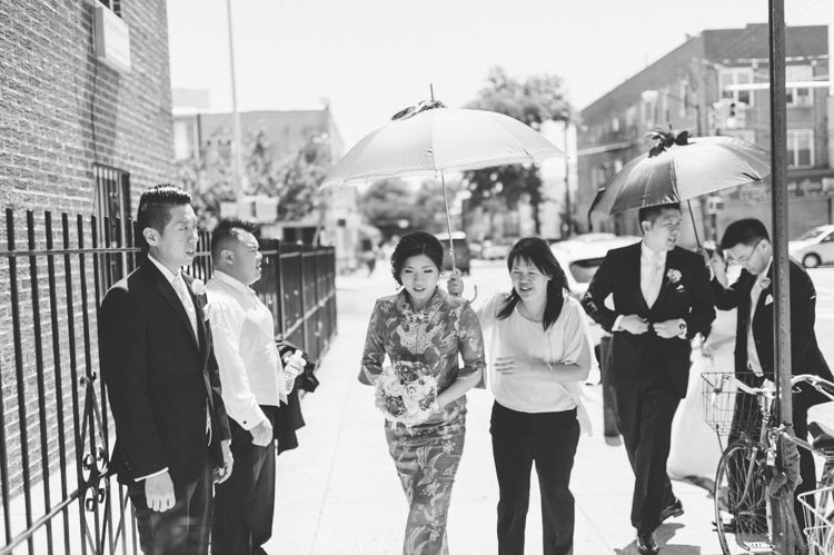 Chinese tea ceremony in Brooklyn, NY. Captured by NYC wedding photographer Ben Lau.