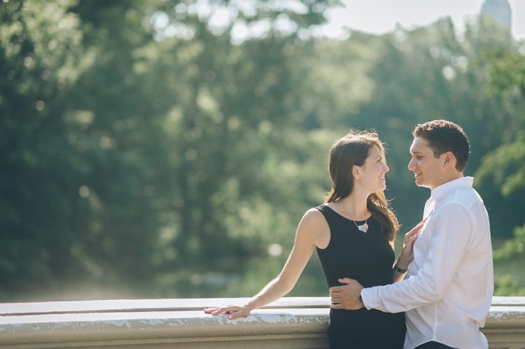 Central Park and High Line Park Engagement Session captured by NYC wedding photographer Ben Lau.