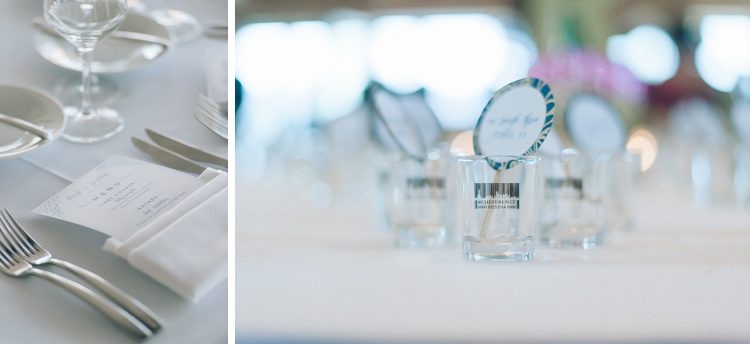 Wedding details for a Maritime Parc wedding in Jersey City, NJ. Captured by NYC wedding photographer Ben Lau.