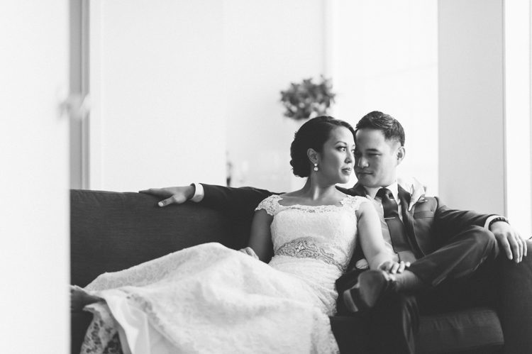 Bride and groom wedding photos at Maritime Parc in Jersey City, NJ. Captured by NYC wedding photographer Ben Lau.
