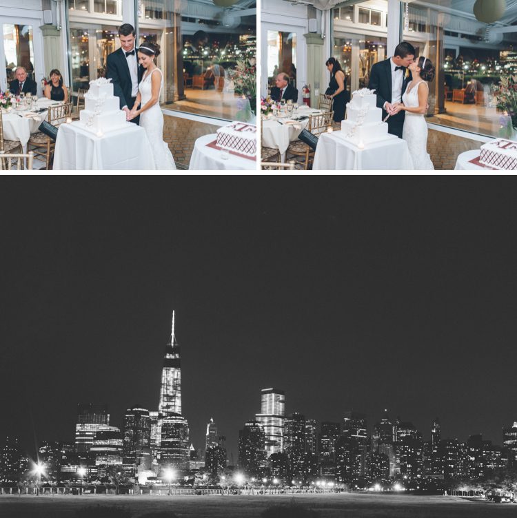 Wedding reception at the LIberty House in Jersey City, NJ. Captured by awesome NJ wedding photographer Ben Lau.