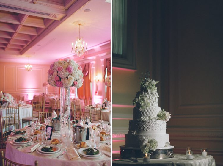 Wedding reception details at the Inn at New Hyde Park. Captured by NYC wedding photographer Ben Lau.