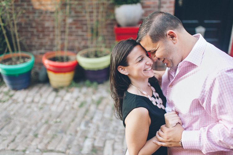 Engagement session in the Meatpacking District and High Line Park. Captured by NYC wedding photographer Ben Lau.