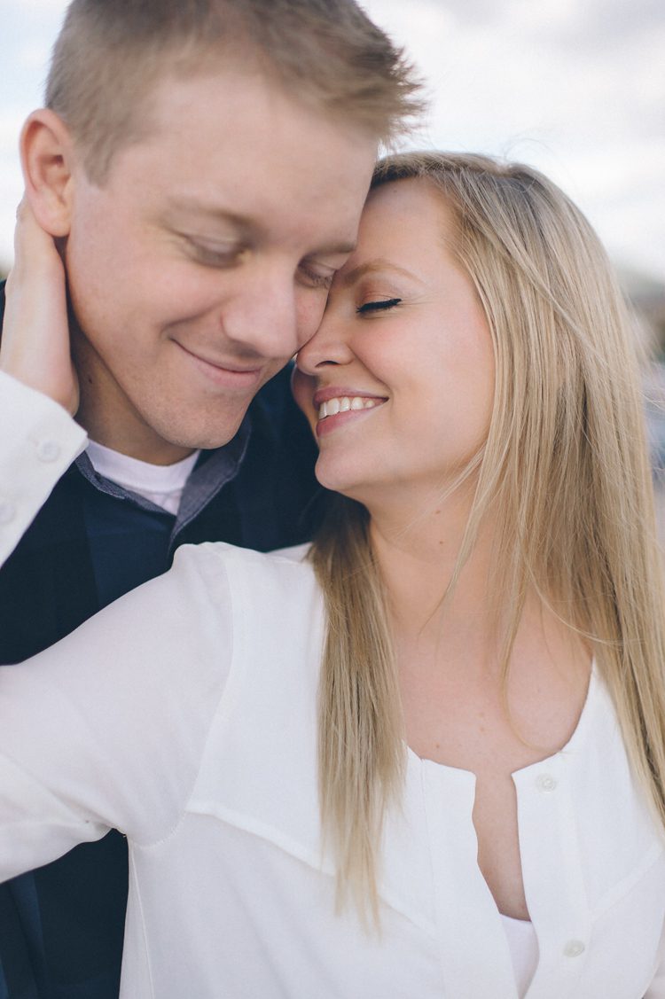 Engagement session at Penn State. Captured by NYC wedding photographer Ben Lau.