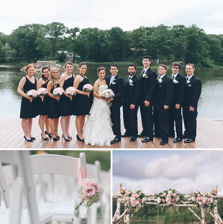 Bridal party and detail photos for a Rock Island Country Club wedding in Sparta, NJ. Captured by Karis of Ben Lau Photography.