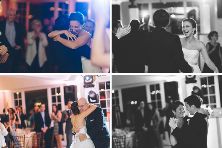 Reception during a Rock Island Country Club wedding in Sparta, NJ. Captured by Karis of Ben Lau Photography.