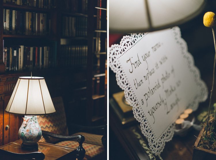 Wedding details for a Lotos Club wedding in NYC. Captured by NYC wedding photographer Ben Lau Photography.