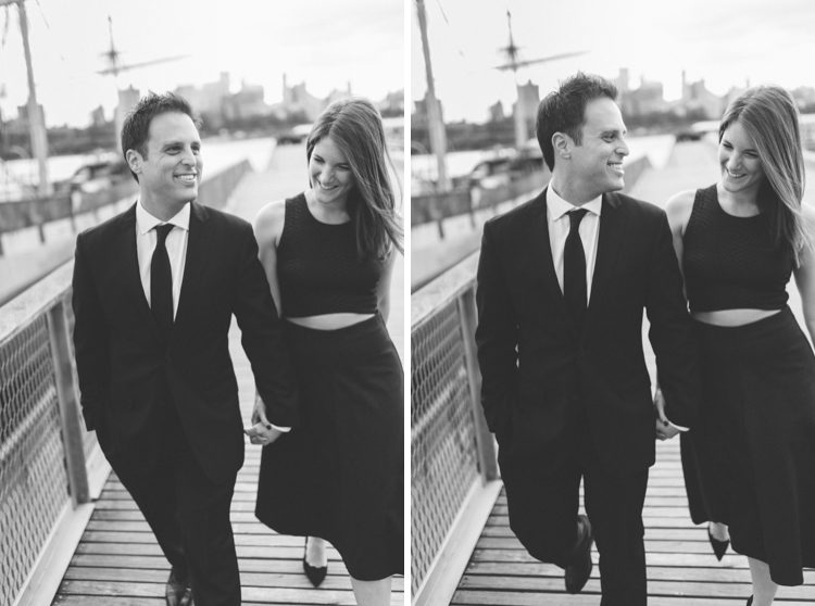 NYC Engagement Session in the Lower East Side. Captured by NYC wedding photographer Ben Lau.