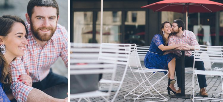NYC engagement session in the Flat Iron District and Meatpacking District. Captured by NYC wedding photographer Ben Lau.