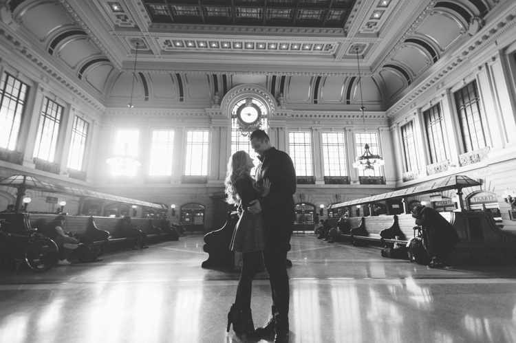 Hoboken engagement session captured by NJ wedding photographer Ben Lau.