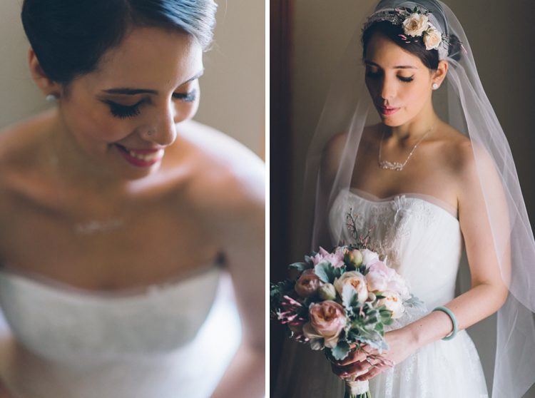 Bride portraits on the morning of her Mayfair Farms wedding in West Orange, NJ, captured by Northern NJ wedding photographer Ben Lau.