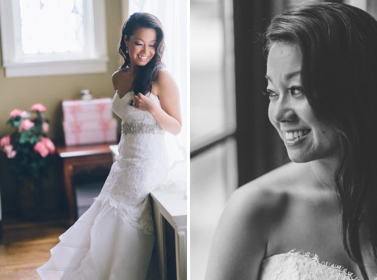 Bride portraits for a wedding at the Riviera in Massapequa, captured by NYC wedding photographer Ben Lau.