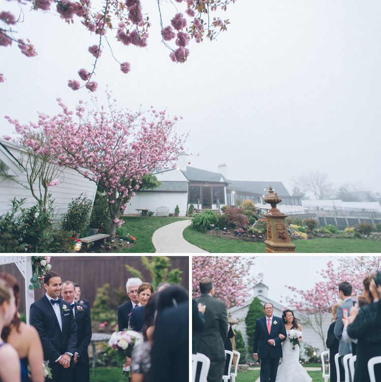 Wedding ceremony at the Riviera in Massapequa, captured by NYC wedding photographer Ben Lau.