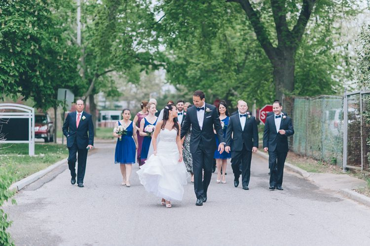 Bridal party wedding photos for a wedding at the Riviera in Massapequa, captured by NYC wedding photographer Ben Lau.