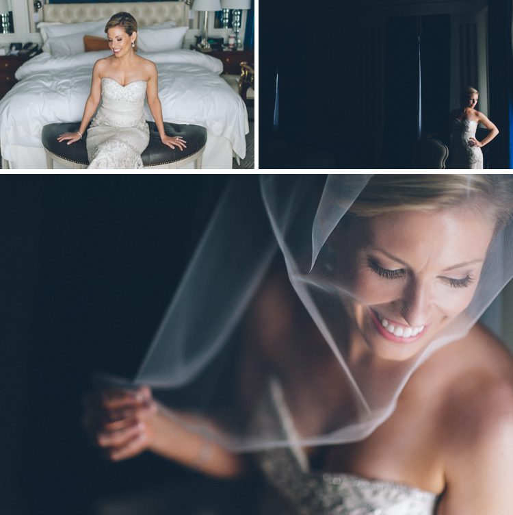 Bride solo portraits for a 3 West Club Wedding in NYC, captured by NYC wedding photographer Ben Lau.