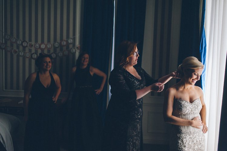 Wedding prep at 3 West Club in NYC, captured by NYC wedding photographer Ben Lau.