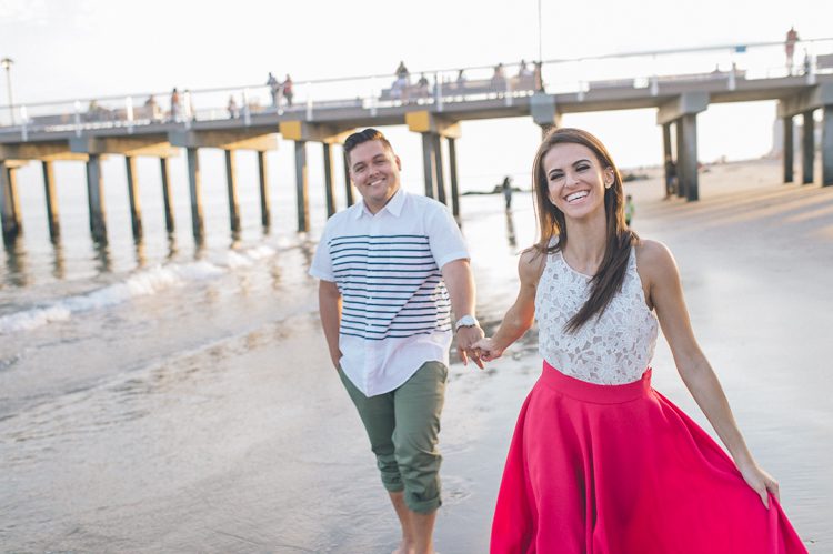 Brooklyn Engagement session in DUMBO and Coney Island, captured by Brooklyn wedding photographer Ben Lau.