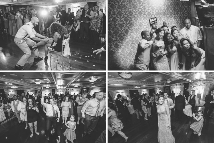 Wedding reception during a Westbury Manor wedding in Westbury, NY. Captured by Long Island Wedding Photographer Ben Lau.