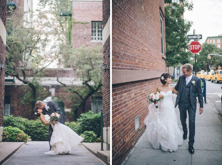 Alger House Wedding in the West Village, NY - Captured by NYC wedding photographer Ben Lau.