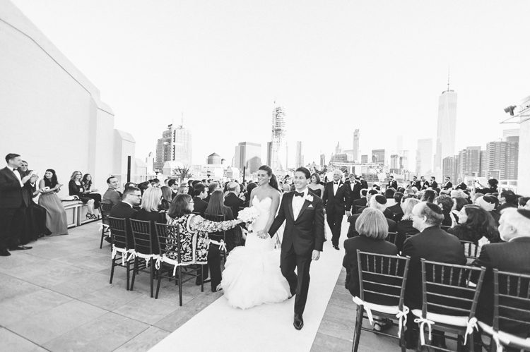 Melissa & Jason's Tribeca Rooftop Wedding in New York, NY - captured by NYC wedding photographer Ben Lau.
