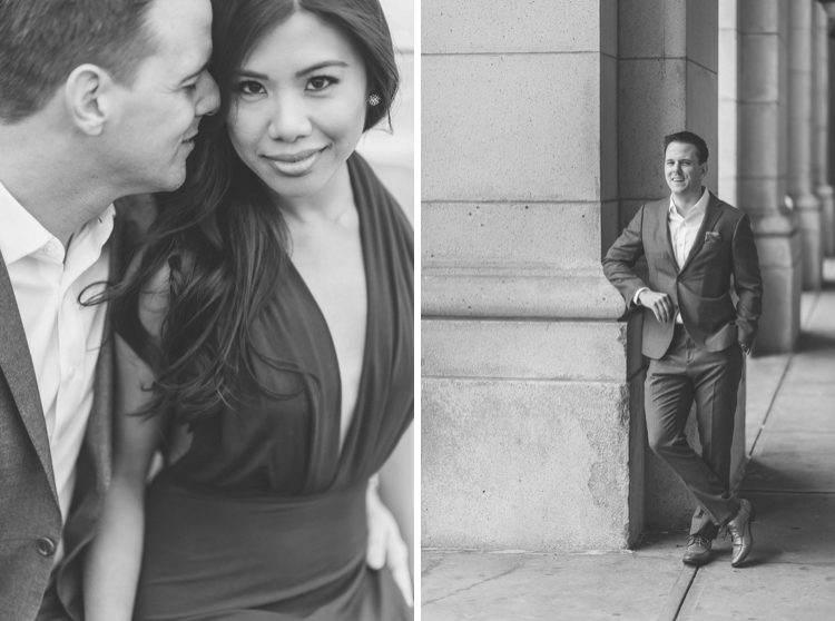 Georgetown engagement session in Washington DC captured by NJ wedding photographer Ben Lau.