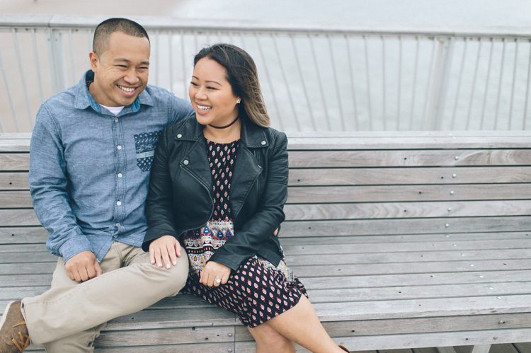Coney Island engagement session in Brooklyn, NY, captured by Brooklyn wedding photographer Ben Lau.