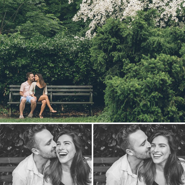 Prospect Park engagement session in Brooklyn, NY - captured by Brooklyn wedding photographer Ben Lau.
