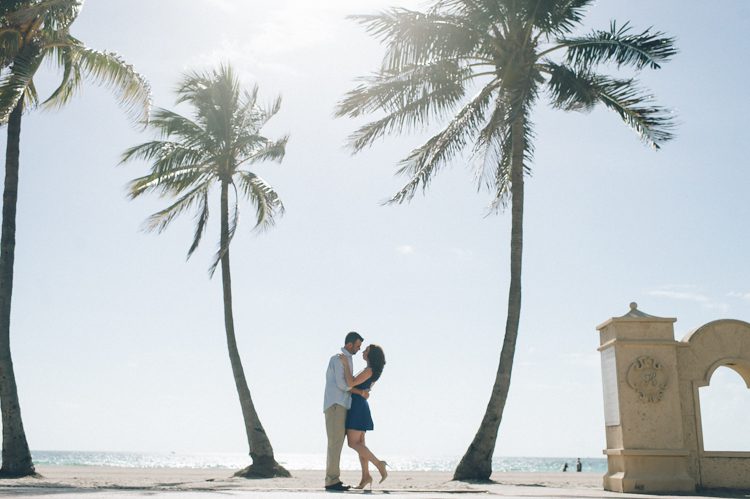 Miami engagement session in Coral Gables, captured by NJ wedding photographer Ben Lau.