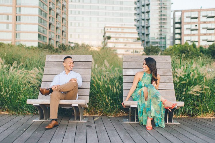 Old Westbury Gardens engagement session & Long Island City engagement session - captured by fun NYC wedding photographer Ben Lau.