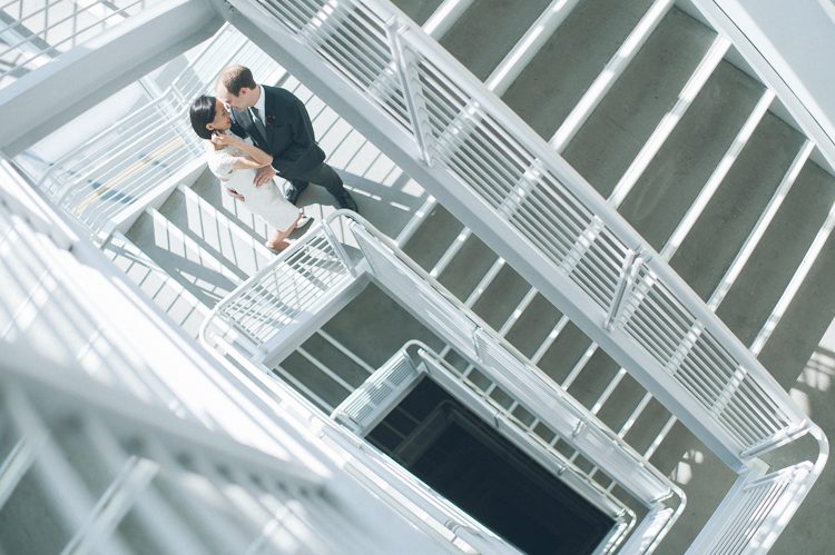 Wedding photos in Chelsea, Meatpacking and the Whitney Museum after a NYC City Hall wedding, captured by NYC City Hall wedding photographer Ben Lau.
