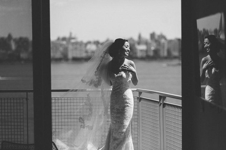 Maritime Parc wedding in Jersey City, NJ, captured by Jersey City wedding photographer Ben Lau.