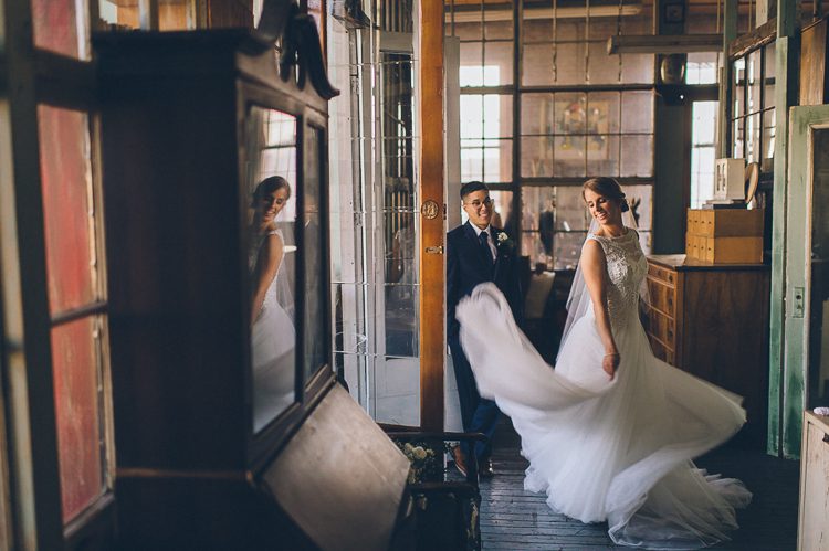 The Metropolitan Building wedding in Long Island City, captured by photo-documentary NYC wedding photographer Ben Lau.