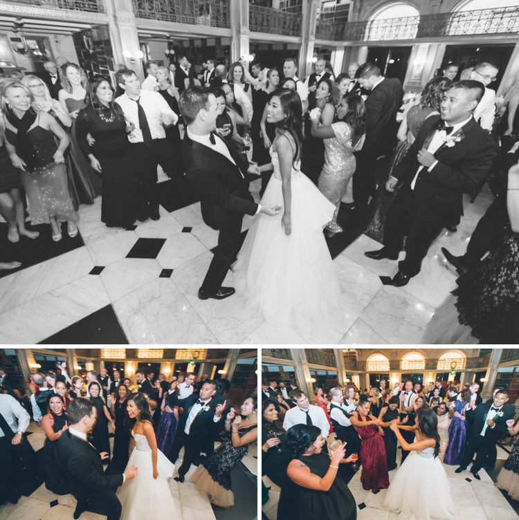 The George Peabody Library wedding in Baltimore, MD - captured by photo-documentary Baltimore wedding photographer Ben Lau.