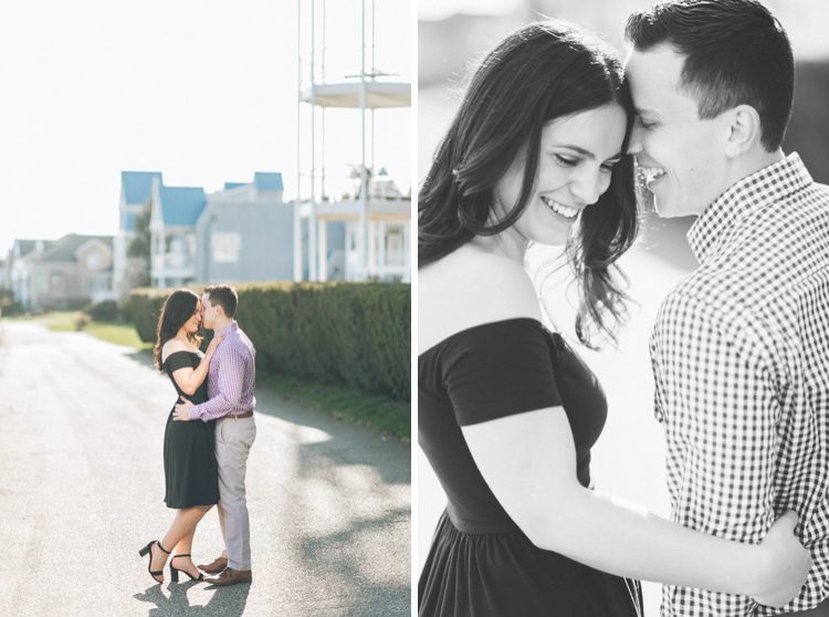 Piermont engagement session in Rockland County, NY - captured by photojournalistic NJ wedding photographer Ben Lau.