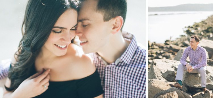 Piermont engagement session in Rockland County, NY - captured by photojournalistic NJ wedding photographer Ben Lau.