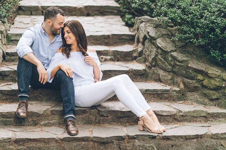 Central Park engagement session in NYC, captured by photojournalistic NYC wedding photographer Ben Lau.