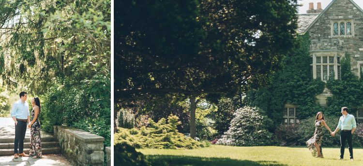 NJ Botanical Garden engagement session captured by North Jersey wedding photographer Ben Lau.