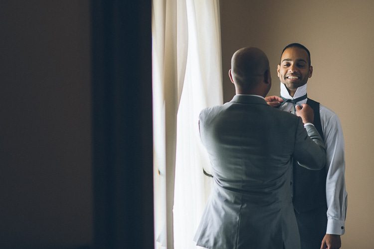West Hills Country Club wedding captured by photojournalistic North Jersey wedding photographer Ben Lau.