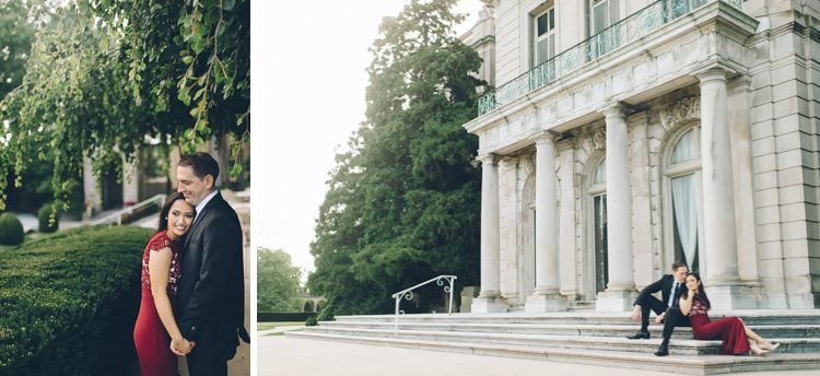 Monmouth University and Red Bank Engagement session captured by photojournalistic Central Jersey wedding photographer Ben Lau.