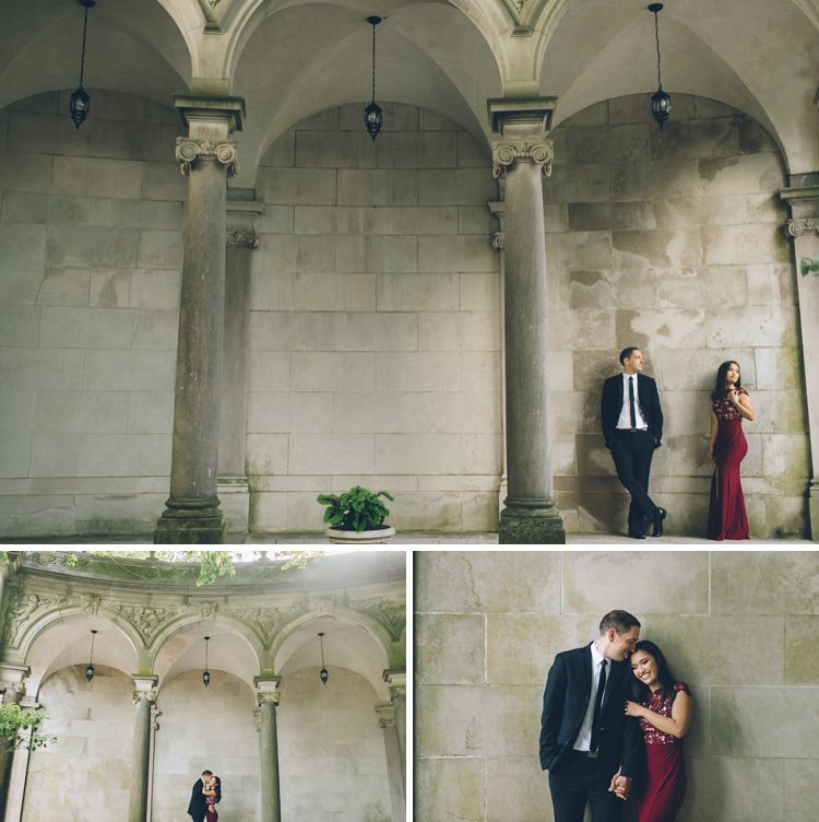 Monmouth University and Red Bank Engagement session captured by photojournalistic Central Jersey wedding photographer Ben Lau.