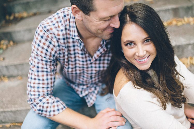Fort Tryon Park engagement session in NYC, captured by NYC wedding photographer Ben Lau.