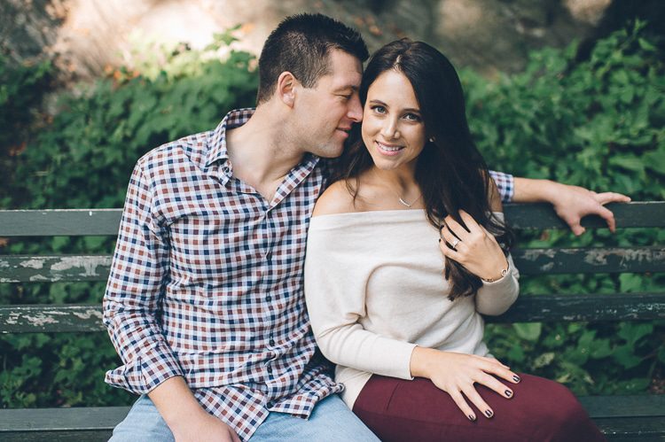 Fort Tryon Park engagement session in NYC, captured by NYC wedding photographer Ben Lau.
