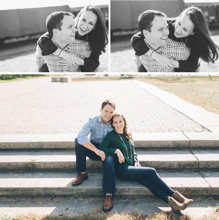 Jersey City engagement session at Liberty State Park, captured by Jersey City wedding photographer Ben Lau.