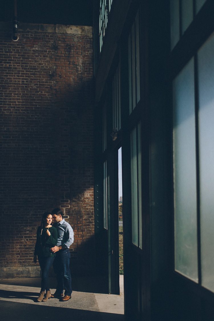 Jersey City engagement session at Liberty State Park, captured by Jersey City wedding photographer Ben Lau.