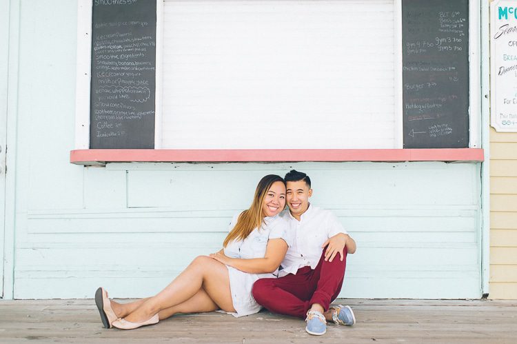 Cape May engagement session in South Jersey, captured by Central NJ wedding photographer Ben Lau.