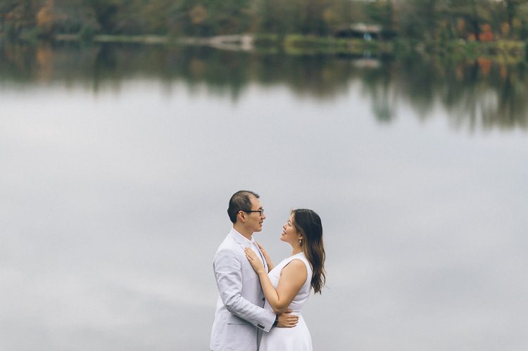 Bear Mountain engagement session at Bear Mountain State Park - captured by North jersey wedding photographer Ben Lau.