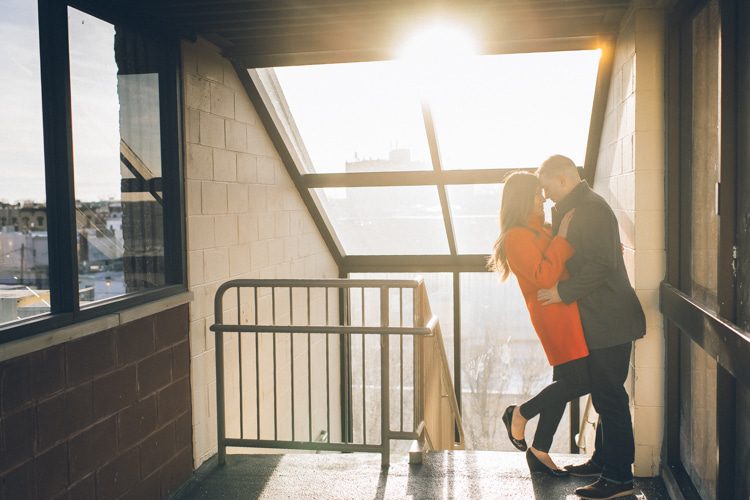 Red Bank engagement session captured by North Jersey wedding photographer Ben Lau.