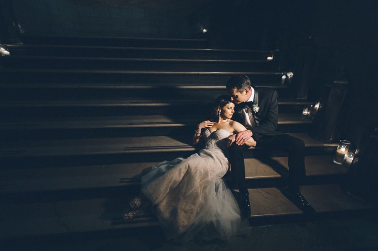 Elegant wedding at The High Line Hotel in New York City, captured by photojournalistic NYC wedding photographer Ben Lau.